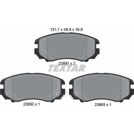 Bremsbelagsatz Hyundai P. Ix20 10-/Sonata/Sportage 05-/Coupe 2389101