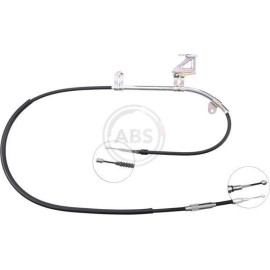 A.B.S. Handbremsseil Seilzug Festellbremse K18398