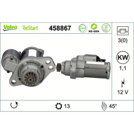 VALEO Anlasser 458867