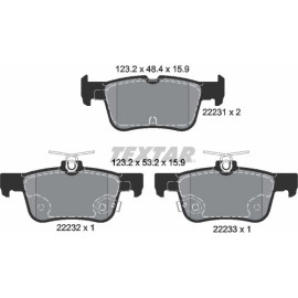 Bremsbelagsatz Ford T. Galaxy/Mondeo/S-Max 1.0-2.0 14 2223101