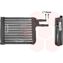 VAN WEZEL Wärmetauscher, Innenraumheizung 09006128