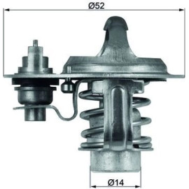 TX 76 88D MAHLE Kühlmittelthermostat TX 76 88D, 88 °C – u. a. für Kia Sportage SUV (K00), Clarus (K9A), Kombi (GC) – OE Nummer 0K710-15-171 - l