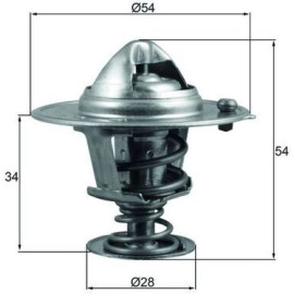 Thermostateinsatz mit Dichtung TX 206 88D