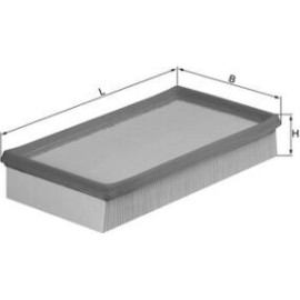 MAHLE Luftfilter LX 993 MAHLE Luftfilter LX 993