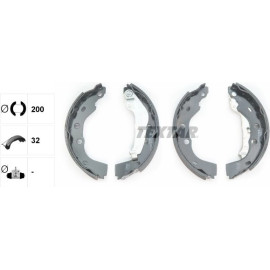 Bremsbacken Suzuki Swift 89-01 Mit Abs 200X32 91074800