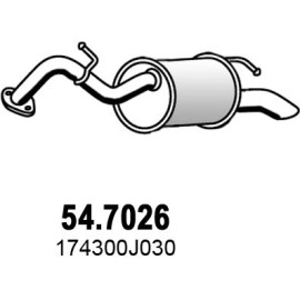 ASSO Endschalldämpfer 54.7026 ASSO Endschalldämpfer 54.7026