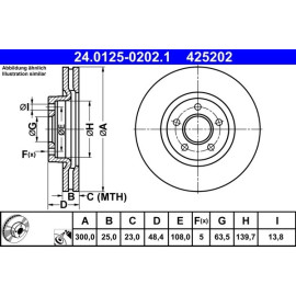 Bremsscheibe 24.0125-0202.1