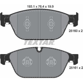 Bremsbelagsatz Audi P. A8 09-/Q5 12- Disc 380Mm 2516002