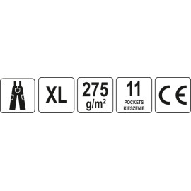 Yato Arbeits- Werkstatt Latzhosel / Xl YT-8033