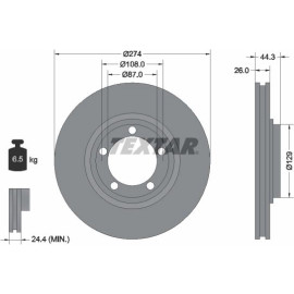 Bremsscheibe Hyundai P. H-1 Crd 92221800