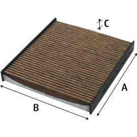 Innenraumfilter Vw A3/Golf Vii (Anti-Peaks Mit Aktivkohle Und Polyphenol) 701020