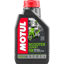Motul Scooter Expert 2T teilsynthetisches Motorrad Motoröl 1 Liter 105880