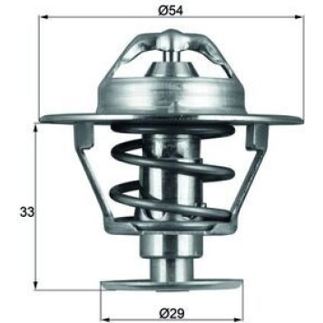TX 86 76D MAHLE Kühlmittelthermostat TX 86 76D, 76 °C – u. a. für Nissan Pick Up (D22), Mitsubishi Pajero I (L04_G, L14_G), L200 (K3_T, K2_T, K1_T, K0_T) – OE Nummer 21200-58G02 - l TX 86 76D MAHLE Kühlmittelthermostat TX 86 76D, 76 °C – u. a. für Nissan Pick Up (D22), Mitsubishi Pajero I (L04_G, L14_G), L200 (K3_T, K2_T, K1_T, K0_T) – OE Nummer 21200-58G02 - l