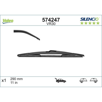 574247 Valeo VM30 Silencio Heckwischer 574247 574247 Valeo VM30 Silencio Heckwischer 574247