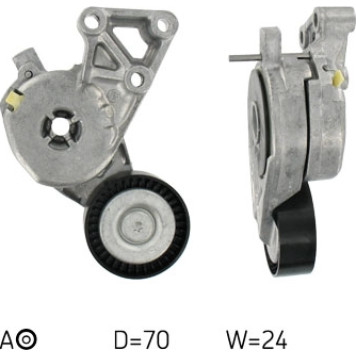 SKF Keilrippenriemen-Spannrolle VKM 31011 SKF Keilrippenriemen-Spannrolle VKM 31011