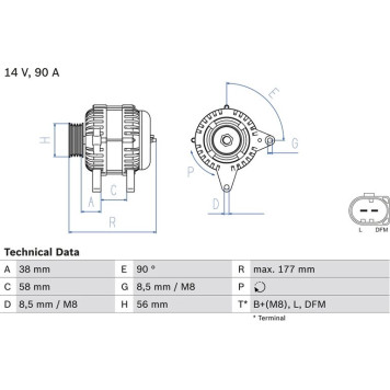 0 986 049 101 Bosch Lichtmaschine 0 986 049 101 0 986 049 101 Bosch Lichtmaschine 0 986 049 101