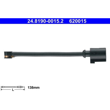 24.8190-0015.2 ATE Bremsbelagverschleißsensor 24.8190-0015.2 24.8190-0015.2 ATE Bremsbelagverschleißsensor 24.8190-0015.2