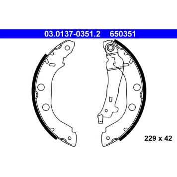 03.0137-0351.2 ATE Bremsbackensatz 03.0137-0351.2
