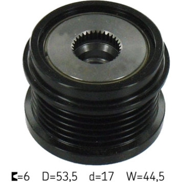VKM 03656 SKF Generatorfreilauf 03656