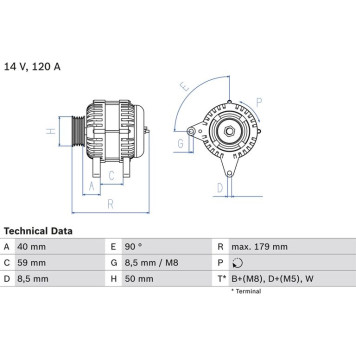 0 986 038 950 Bosch Lichtmaschine 0 986 038 950 0 986 038 950 Bosch Lichtmaschine 0 986 038 950