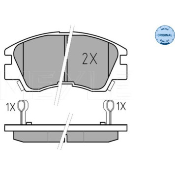 025 213 7316/W MEYLE Bremsbelagsatz Mitsubishi L200/L300/L400/Pajero 84-13 Mit Sensor 025 213 7316/W MEYLE Bremsbelagsatz Mitsubishi L200/L300/L400/Pajero 84-13 Mit Sensor
