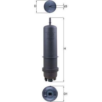KL 872/7 MAHLE Kraftstofffilter KL 872/7, Leitungsfilter, ohne Filterheizung, Höhe 266 mm – u. a. für BMW 3er (G20, G80, G28), 3er Touring (G21, G81), 3er Van (G21) – OE Nummer 13328582008 - l KL 872/7 MAHLE Kraftstofffilter KL 872/7, Leitungsfilter, ohne Filterheizung, Höhe 266 mm – u. a. für BMW 3er (G20, G80, G28), 3er Touring (G21, G81), 3er Van (G21) – OE Nummer 13328582008 - l