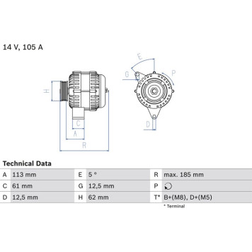 0 986 048 791 Bosch Lichtmaschine 0 986 048 791 0 986 048 791 Bosch Lichtmaschine 0 986 048 791