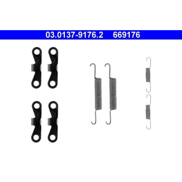 ATE Zubehörsatz Bremsbacken 03.0137-9176.2 ATE Zubehörsatz Bremsbacken 03.0137-9176.2