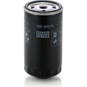 WK 845/6 MANN-FILTER Kraftstofffilter WK 845/6 WK 845/6 MANN-FILTER Kraftstofffilter WK 845/6