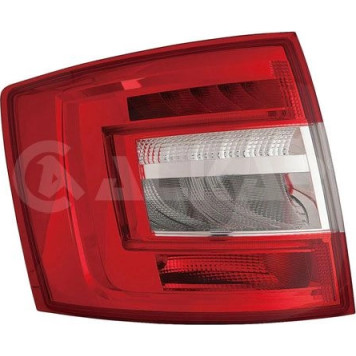 2223569 Alkar Heckleuchte 2223569 - links ohne Lampenträger rot/weiß LED Typ VAR 2223569 Alkar Heckleuchte 2223569 - links ohne Lampenträger rot/weiß LED Typ VAR