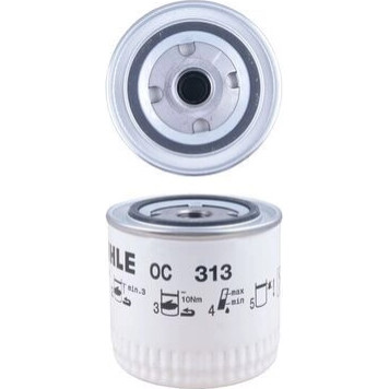 OC 313 MAHLE Ölfilter OC 313, Anschraubfilter, Höhe 101 mm – u. a. für Volvo S40 I (644), V40 Kombi (645), 440 (445) – OE Nummer 30887496 - l OC 313 MAHLE Ölfilter OC 313, Anschraubfilter, Höhe 101 mm – u. a. für Volvo S40 I (644), V40 Kombi (645), 440 (445) – OE Nummer 30887496 - l