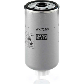 WK 724/3 MANN-FILTER Kraftstofffilter WK 724/3 WK 724/3 MANN-FILTER Kraftstofffilter WK 724/3