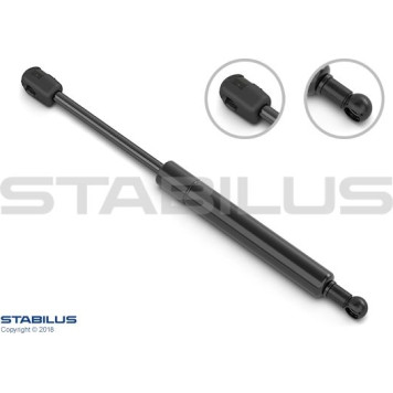 Stabilus Gasdruckfeder (Gasfeder), Kofferraumdeckeldämpfer, 570 N, 280 mm - 9991IR Stabilus Gasdruckfeder (Gasfeder), Kofferraumdeckeldämpfer, 570 N, 280 mm - 9991IR