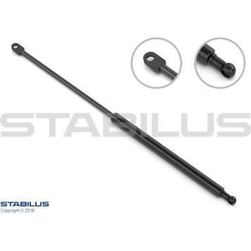 Stabilus Gasdruckfeder (Gasfeder), Heckscheibendämpfer, 560 N, 243 mm - 4043KY Stabilus Gasdruckfeder (Gasfeder), Heckscheibendämpfer, 560 N, 243 mm - 4043KY