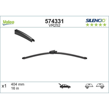 574331 Valeo VM252 Silencio X.TRM Heck 574331 574331 Valeo VM252 Silencio X.TRM Heck 574331