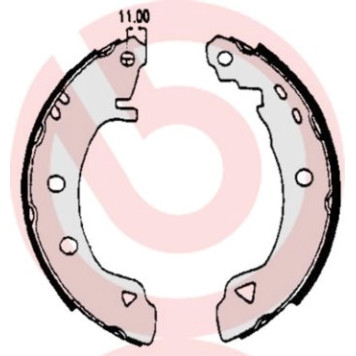 S 23 508 Bremsbackensatz HA S 23 508 Bremsbackensatz HA