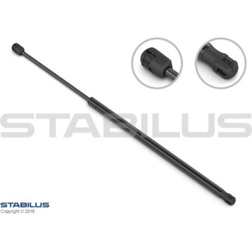 Stabilus Gasdruckfeder (Gasfeder), Heckklappendämpfer, 515 N, 597 mm - 2283NR Stabilus Gasdruckfeder (Gasfeder), Heckklappendämpfer, 515 N, 597 mm - 2283NR