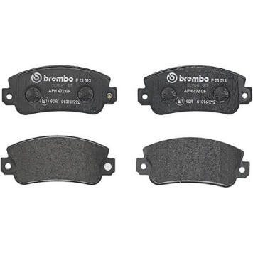 P 23 013 Brembo Prime Bremsbelagsatz Vorderachse – P 23 013 – 109 x 47 x 18 mm – Bremssystem Bendix – OE Nummer 0792589