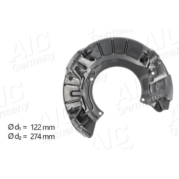 AIC Bremsankerblech 57129 - vorne rechts D:274 AIC Bremsankerblech 57129 - vorne rechts D:274