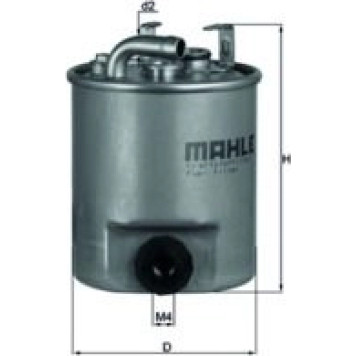 KL 195 MAHLE Kraftstofffilter KL 195, Leitungsfilter, Höhe 121 mm – u. a. für Mercedes-Benz Sprinter 3-T Bus (B903), 3-T Kasten (B903), 3-T Pritsche/Fahrgestell (B903) – OE Nummer 6120920001 - l KL 195 MAHLE Kraftstofffilter KL 195, Leitungsfilter, Höhe 121 mm – u. a. für Mercedes-Benz Sprinter 3-T Bus (B903), 3-T Kasten (B903), 3-T Pritsche/Fahrgestell (B903) – OE Nummer 6120920001 - l