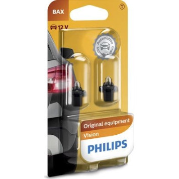 12597B2 PHILIPS Instrumentenlampe 12 V 1,2 W B8,3s/1,35, 2 Stück - 12597B2 - l 12597B2 PHILIPS Instrumentenlampe 12 V 1,2 W B8,3s/1,35, 2 Stück - 12597B2 - l