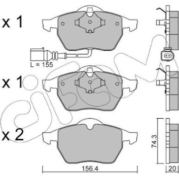 822-181-4 CIFAM Bremsbelagsatz, Scheibenbremse 822-181-4 822-181-4 CIFAM Bremsbelagsatz, Scheibenbremse 822-181-4