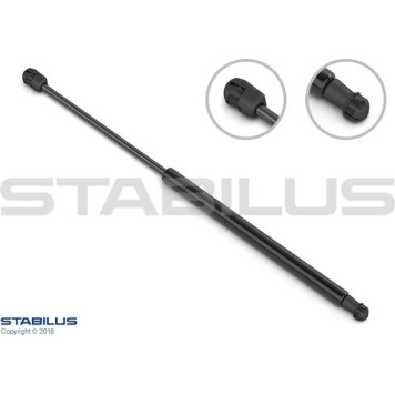 Stabilus Gasdruckfeder (Gasfeder), Heckklappendämpfer, 480 N, 473 mm - 12111 Stabilus Gasdruckfeder (Gasfeder), Heckklappendämpfer, 480 N, 473 mm - 12111