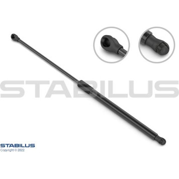 151560 Stabilus Gasdruckfeder (Gasfeder), Heckklappendämpfer, 390 N, 428,5 mm - 151560