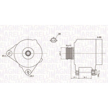 063731860010 Magneti Marelli Lichtmaschine 063731860010 063731860010 Magneti Marelli Lichtmaschine 063731860010