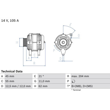 0 986 042 780 Bosch Lichtmaschine 0 986 042 780 0 986 042 780 Bosch Lichtmaschine 0 986 042 780