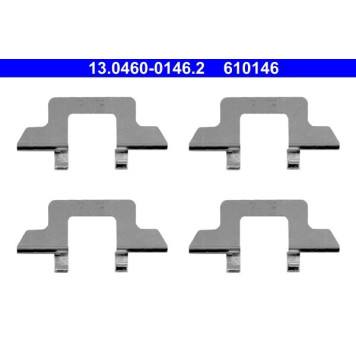 ATE Zubehörsatz Bremsbeläge 13.0460-0146.2 ATE Zubehörsatz Bremsbeläge 13.0460-0146.2