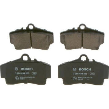 0 986 494 265 Bosch Bremsbelagsatz 0 986 494 265 0 986 494 265 Bosch Bremsbelagsatz 0 986 494 265