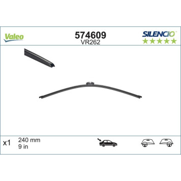 574609 Valeo VM262 Silencio X.TRM Heck 574609 574609 Valeo VM262 Silencio X.TRM Heck 574609