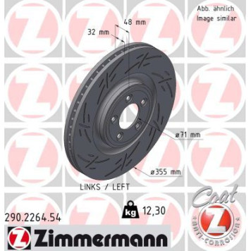 Zimmermann Bremsscheibe 290.2264.54